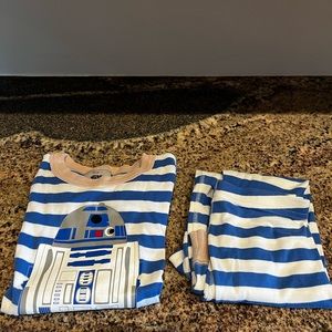 STAR WARS striped long sleeve pajama set